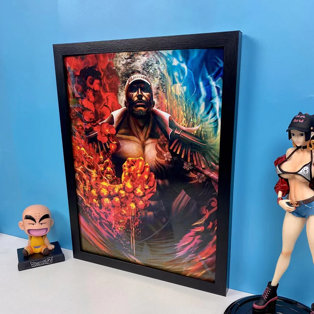 30X40 см пользовательская 3D линзовидная флип-картинка печать Аниме дизайн