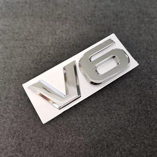 1X RS4 Silver Badge Emblem Decal Sticker Logo A4 S4 RS Audi boot ...