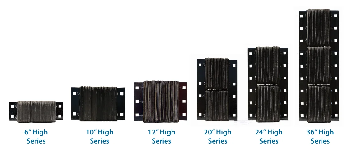 Steel Face Laminated Custom Dock Bumper Block Loading Dock Bumper Heavy Duty Dock Fender All Black details