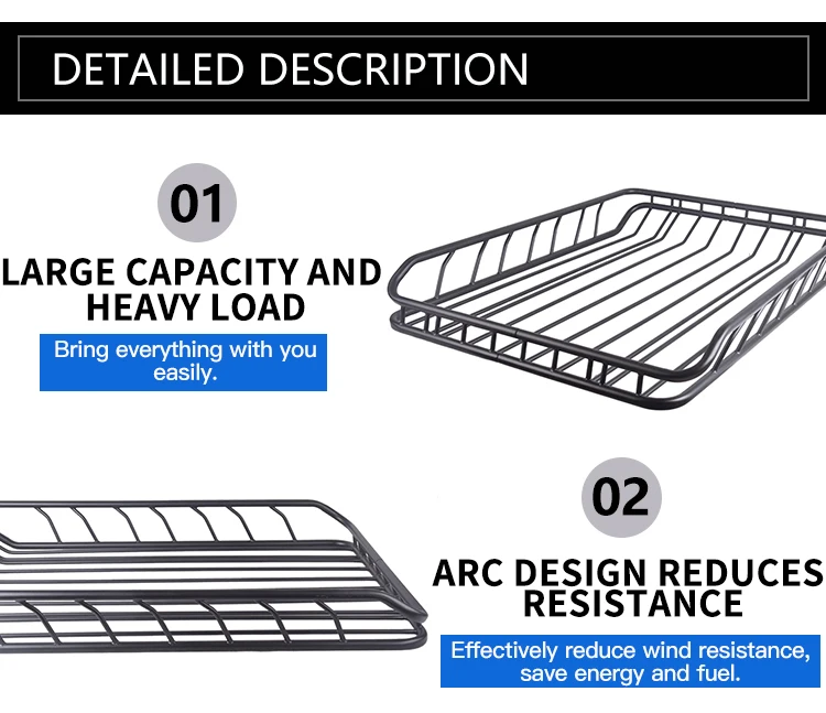 Suv Car Roof Rack Cargo Basket Universal 4x4 Roof Rack Luggage - Buy ...