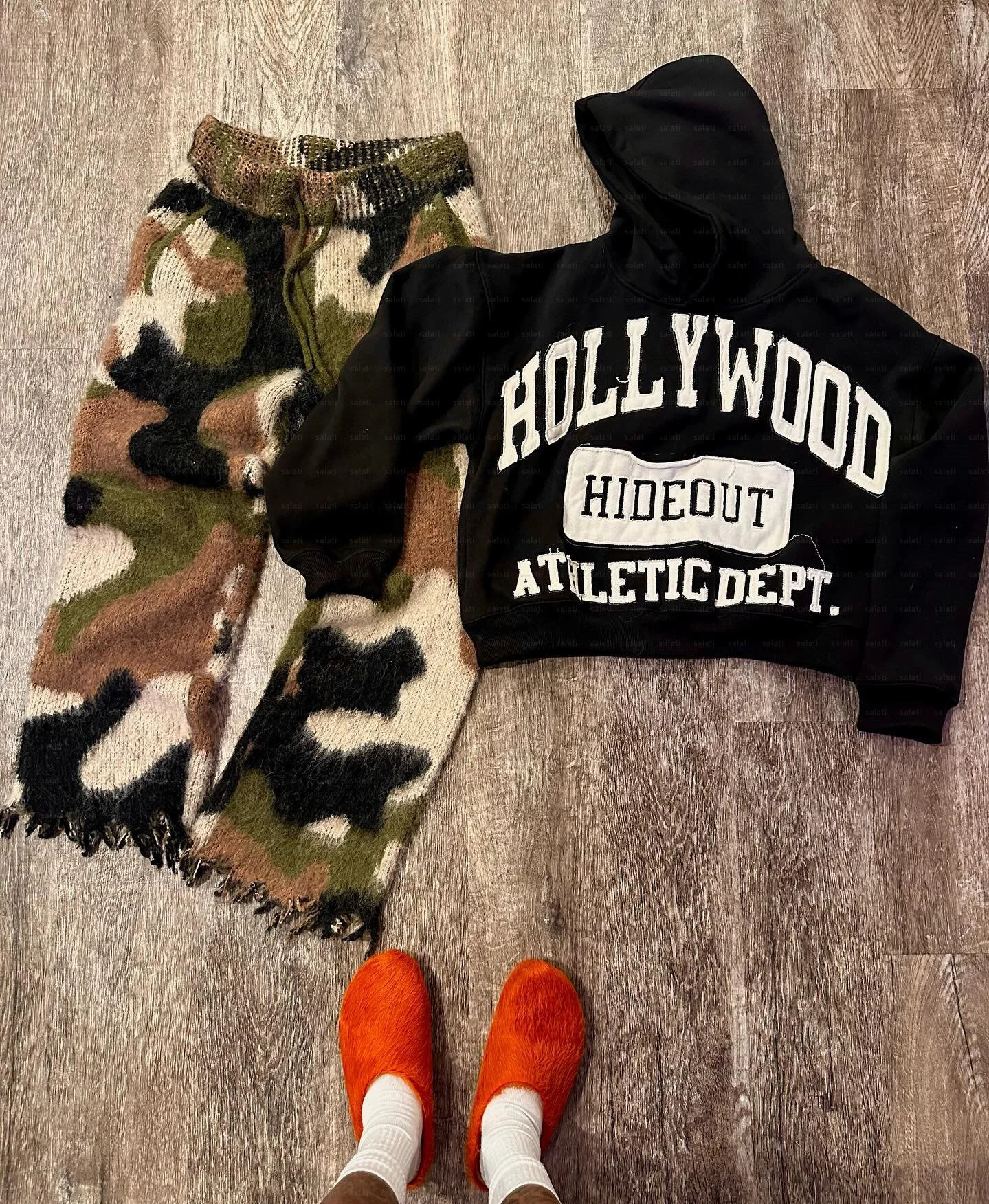 Streetwear Oversize Hoddies Custom Cut and Sew Pullover Heavy Weight Boxy Cotton Patch Applique Embroidery Hoodies Men gallery 3