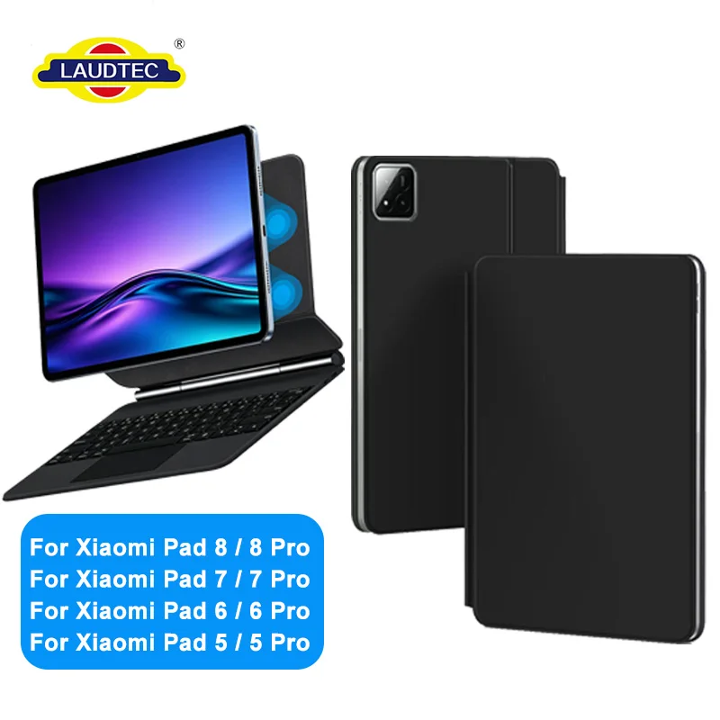All-in-One Slim Magic Wireless Backlit Touchpad Professional Smart Case for xiaomi Pad 5/5 Pro New French US Language Keyboard