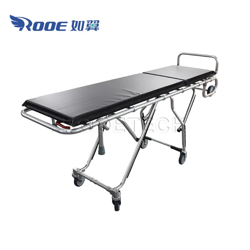 GA200E Funeral Supplies Mortuary Corpse Transport Trolley Stretcher With Multi-level Adjustment