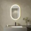 DP518 PC Oval Bathroom Mirror