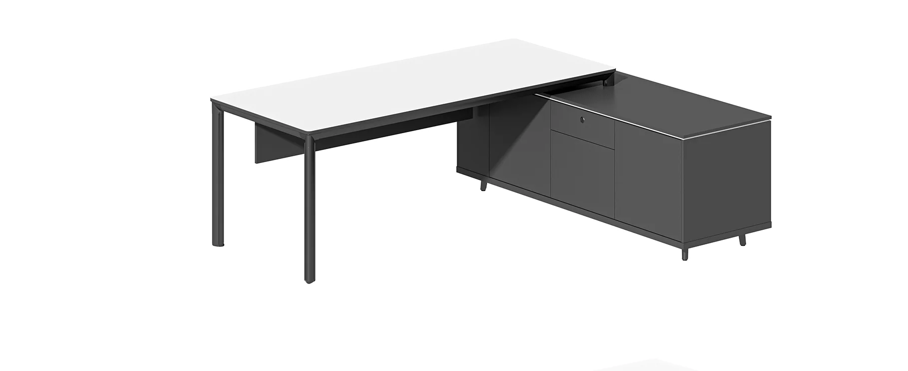 New Modern Executive Office Desk Furniture Private Meeting For Open