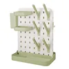 Scolabottiglie rimovibile bianco e verde