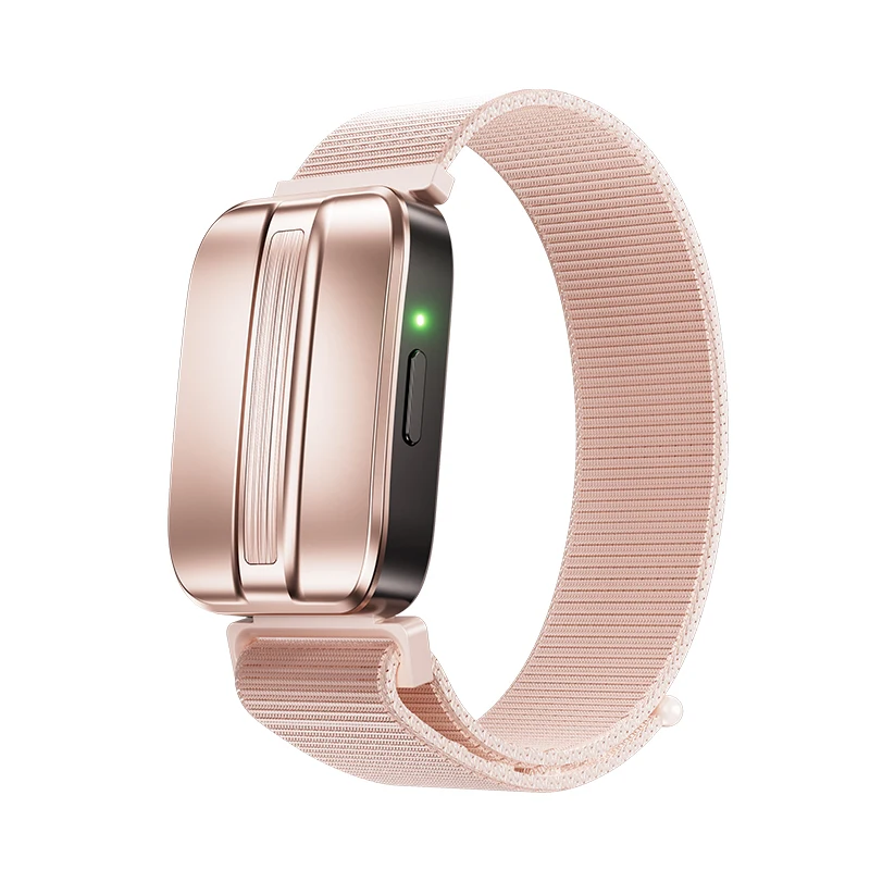 Rose Gold Smart Bracelet Fitness Tracker For Elderly Ip68