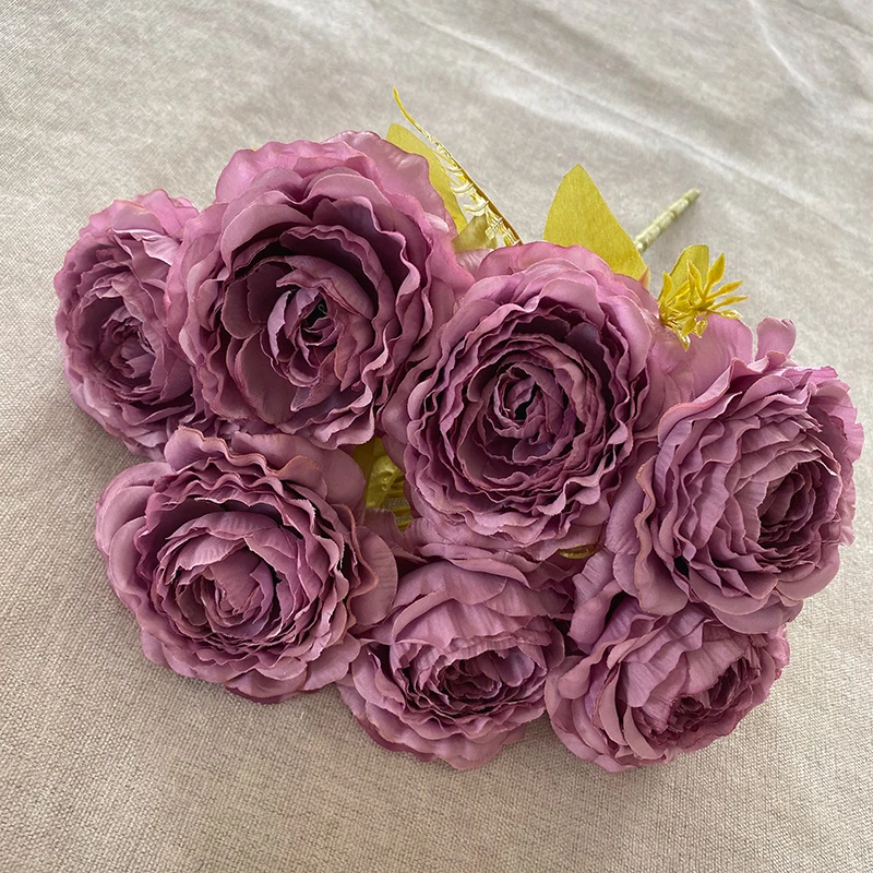 Cheap Wholesale Artificial Flowers No.69 7 Head Peony Artifical Flowers