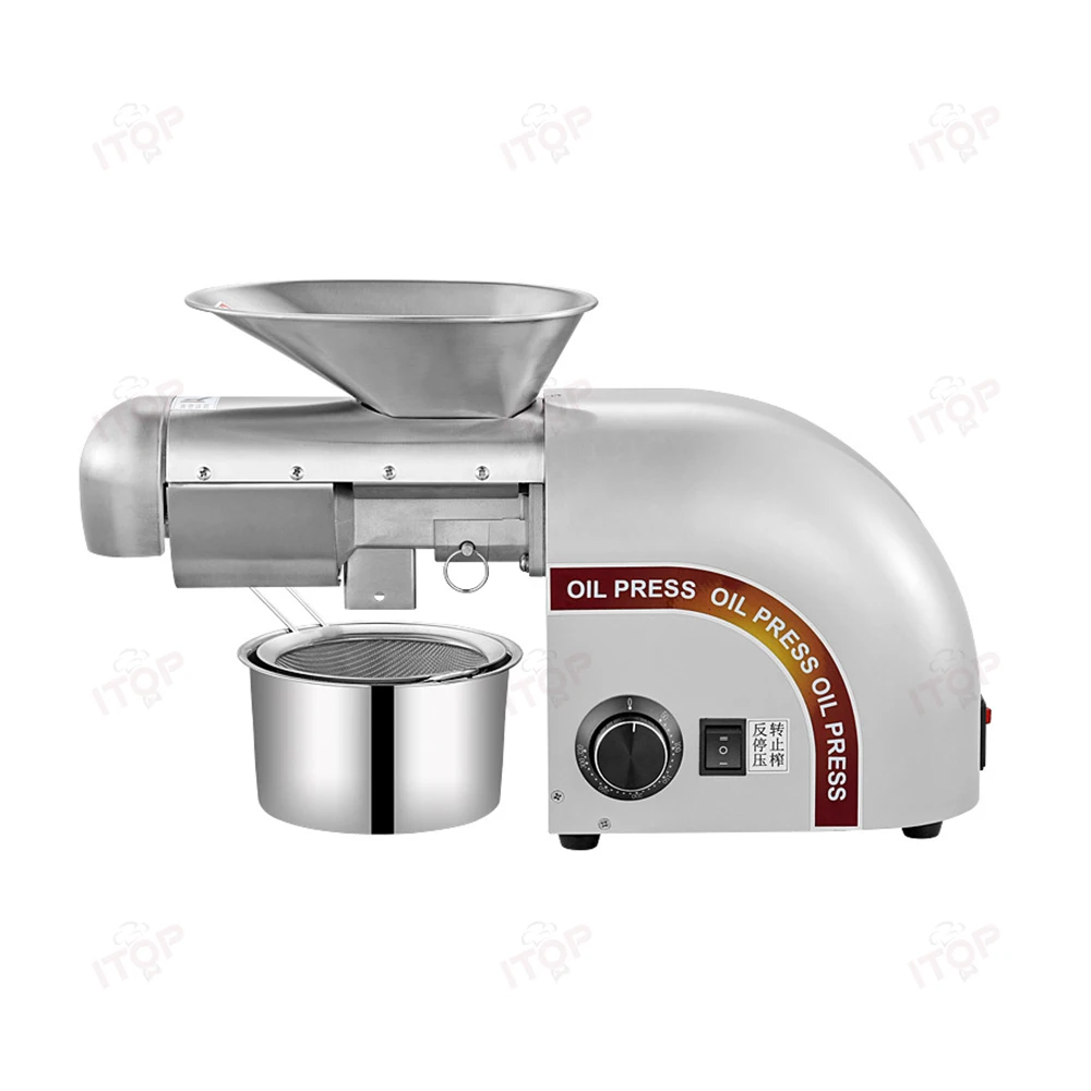 Full Automatic Mini Small Household Home Use Oil Extraction Making Edible Olive Oil Press Machine