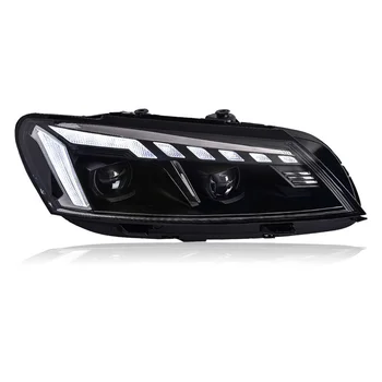 Car Accessories Head Lamp for VW B7 Headlights 2011-2016 Passat LED Headlight Projector Lens Drl Dynamic Signal Auto