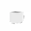 Galvanized square white 100*100*100