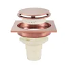Polished rose gold mirror finish square-round-1010 cm-plastic de
