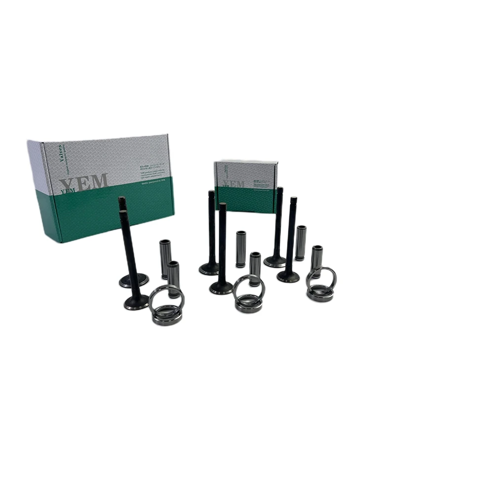 3TNC78 Intake and Exhaust Valve Guide Seat Kit for Yanmar Engine Repair Kit Engine Spare Parts