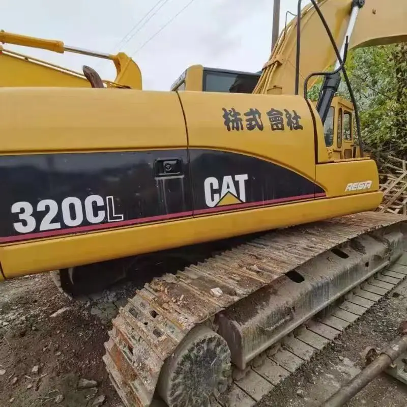 CAT 320C 320CL 320D Caterpillar Used Wheel Excavator Excavating Machinery