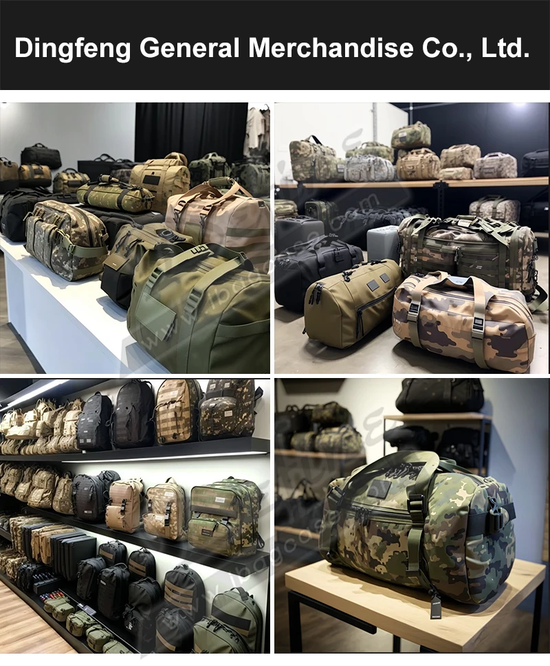Custom Professional Modular Tactical Duffel Bag Outdoor Camping Travel Tactical Deployment Bag