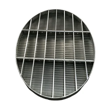 V-wire stainless steel mesh grille Filter Johnson screen support wedge wire mesh grid