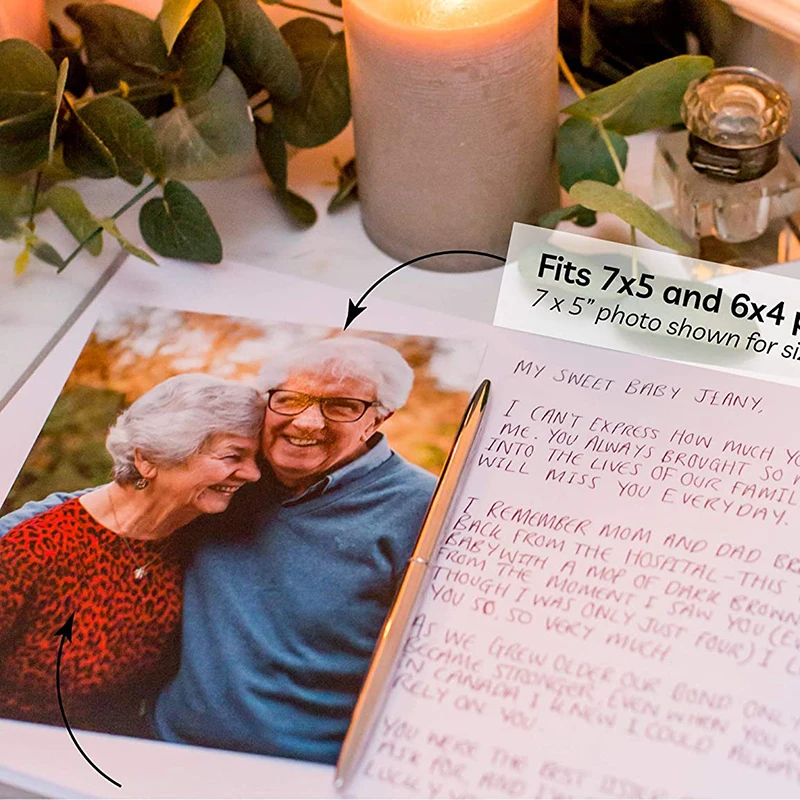 Customized  Memorial Personalized Funeral Guest Memory Sign Funeral Register Book Signbook for Loving Memory
