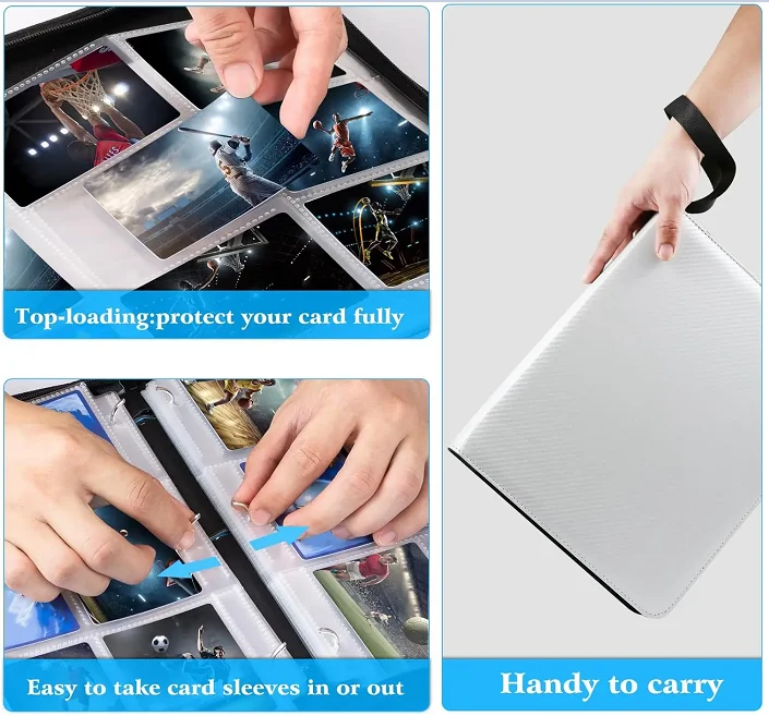 MIO 9 Pockets 450 Card Tcg Mtg Ccg Yugioh Zipper Pu Leather Postcard Storage Book Binder Card Binders Collectible Card Album| Alibaba.com MIO 9 Pockets 450 Card Tcg Mtg Ccg Yugioh Zipper Pu Leather Postcard Storage Book Binder Card Binders Collectible Card Album| Alibaba.com