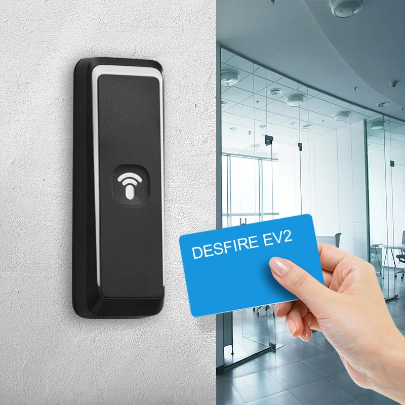 Cidron E 125kHz RFID Tag Reader with NFC Secure Access Module Reader Plastic Material 13.56MHz Frequency