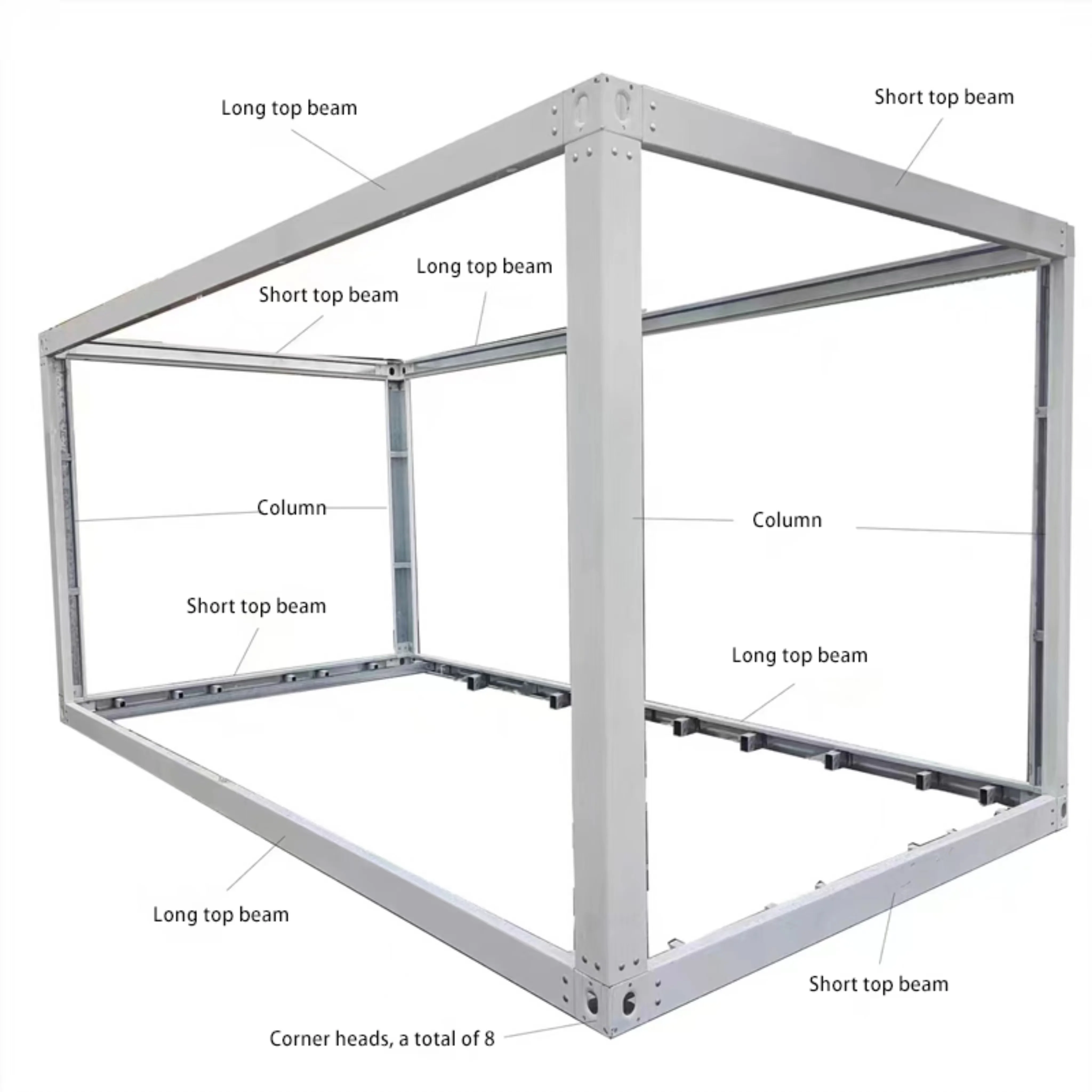 Unveiling the Galvanized Steel Prefab House Container Frame: Innovation in Modular Living