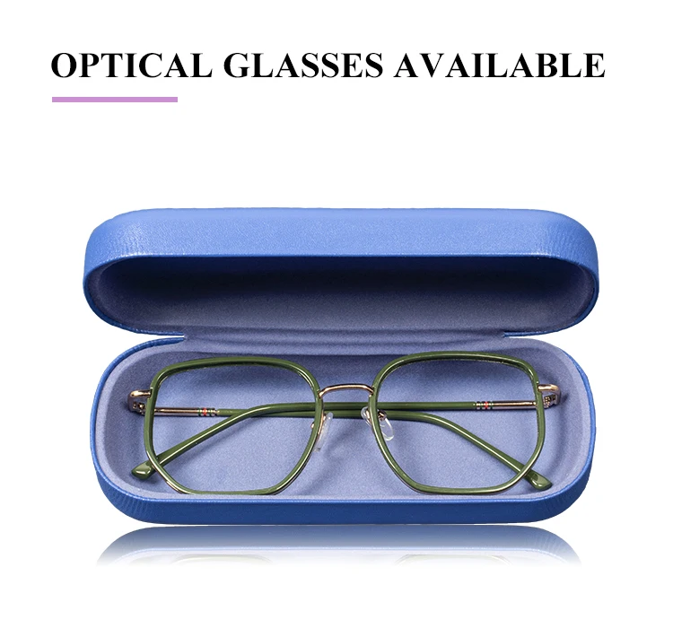 2022 Top Quality Fashion Glasses Case Candy Color Pu Leather Glasses