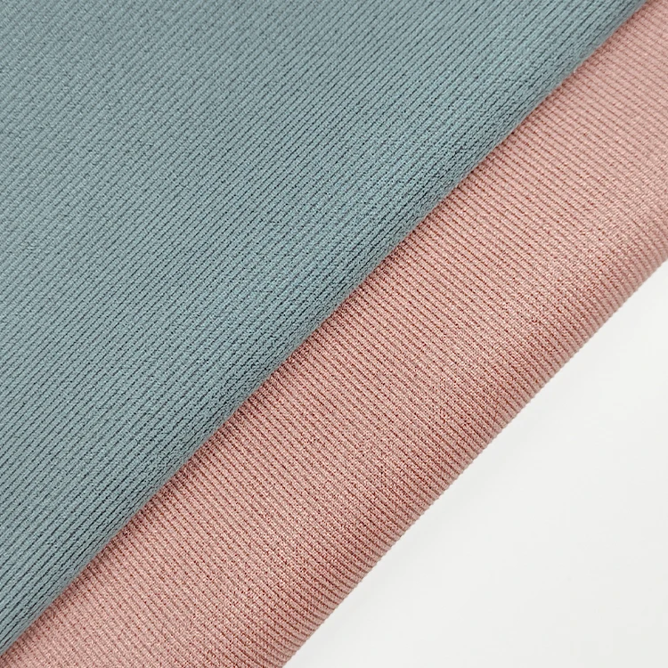 Soft Hand Feel Suede Fabric Double Material, Solid 95 Polyester 5 Spandex Material Double Suede Fabric/ manufacture