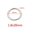 Silver-1.8*28mm(approximately 3.66g each)
