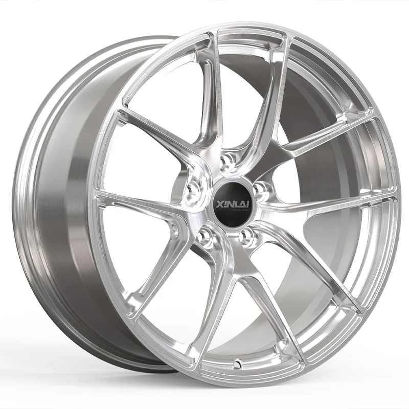 XINLAI 1 Piece Monoblock 5-Spoke Custom Forged Wheels 5x120 5x112 Car Alloy Rim for bmw audi Mercedes benz Passenger Car Wheels - Image 4