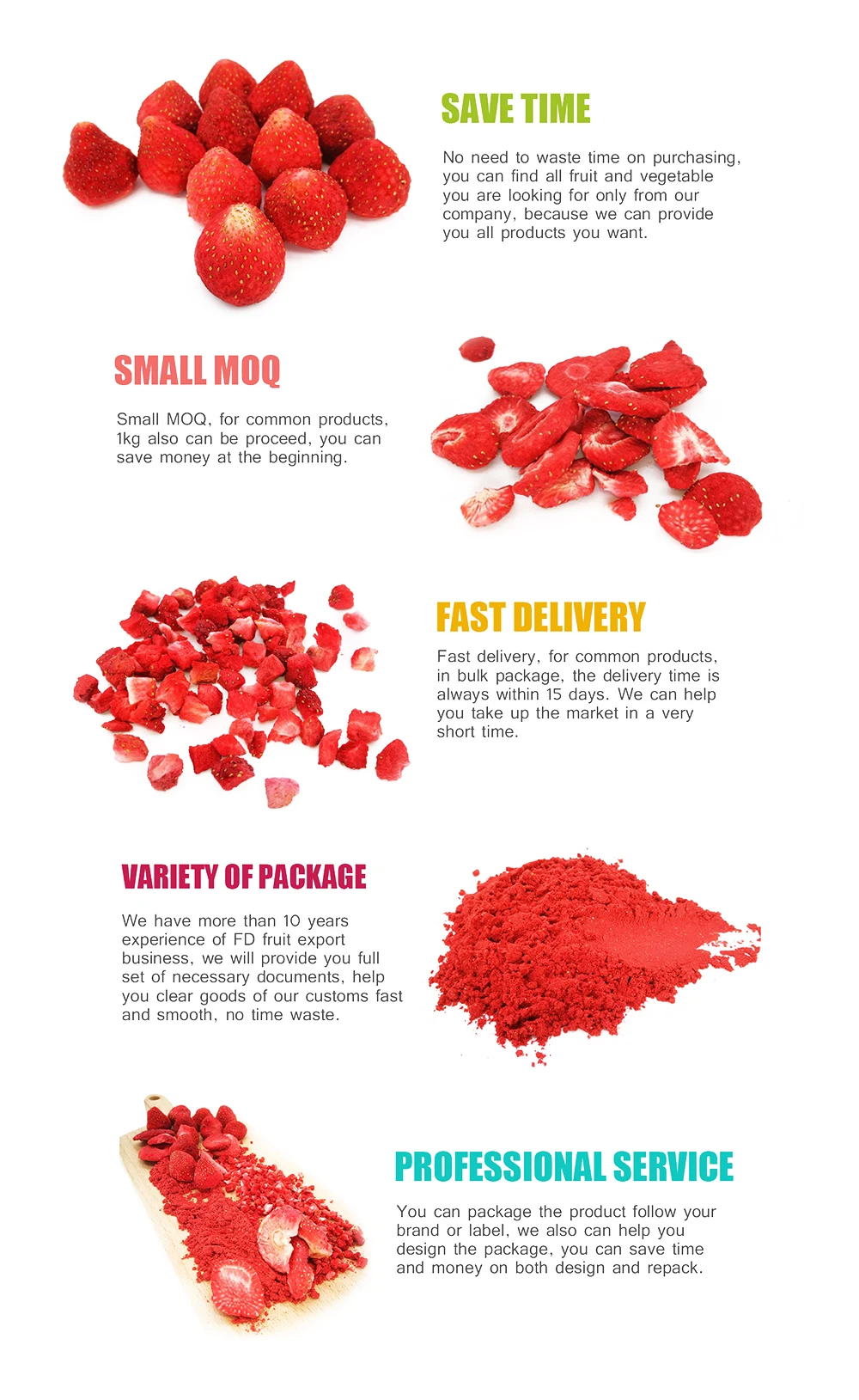 Thailand Frozen Fruitropic Simply Nature Freeze Dried Fruits Dry Freeze