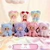 แมวขนนุ่มสีรุ้งสามตัว (6 ชิ้นต่อกล่อง)