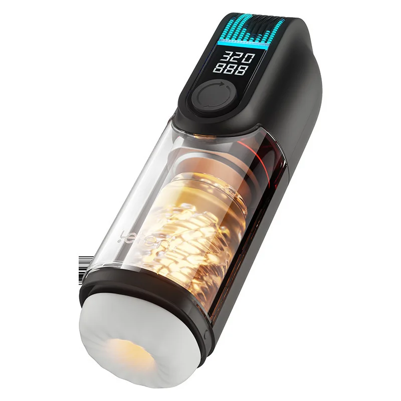 Iron Man Adult Digital Display TPE Material Masturbator Modern Sex Toy
