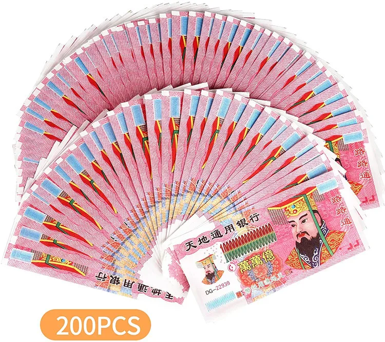 Ancestor Money Grave Sweeping Banknotes Joss Paper Heaven Banknotes Ghost  Money Ancestors Bless Wishing Money 321 PCS (USD)