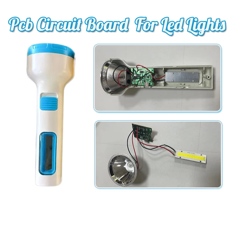 Led Flashlight Torch Lithium Battery Circuit Board Pcb Pcba For