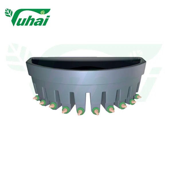12L Gray Cow Feeding Bucket with 3 Teats for Dairy Farm Animal Feeders Product manufacture