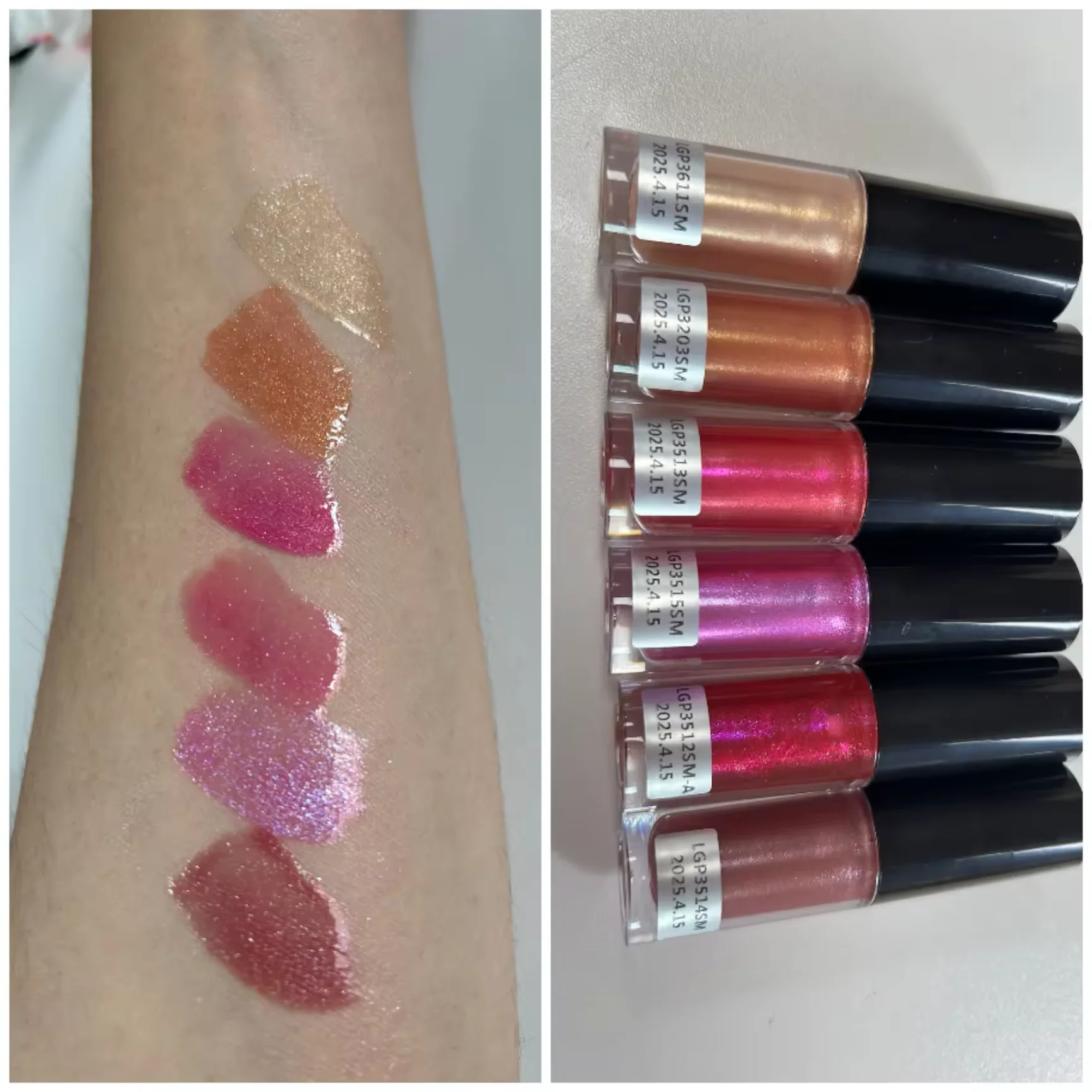 Private Label Colorful Transparent Plumping Lip Stain Gloss Moisturizing Non-sticky Lip Glow Oil details