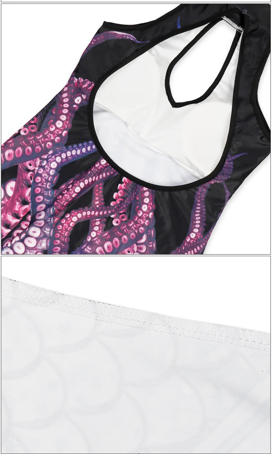 Summer Bikini 3d Printed Sexy Tight Swimsuit With Chest Pads Women