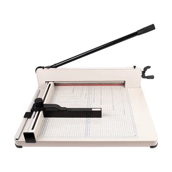 Manual A3 A4 Heavy Duty Guillotine Paper Cutter Commercial Metal Base ...