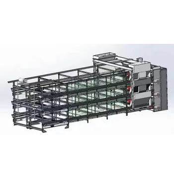 Wholesale Hot-dip Galvanized Stacked Layer Chicken Cage Poultry coop Breeding Machinery chicken farm building