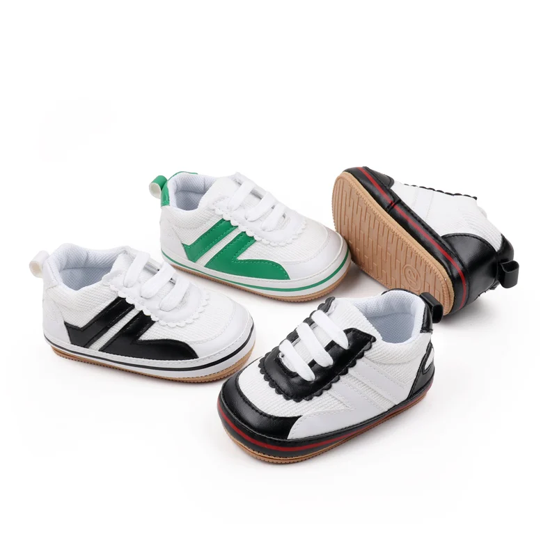 Hot Sale Spring Autumn Lightweight Non-Slip Toddler Shoes for Baby Boy Breathable and Anti-Slippery Shoes