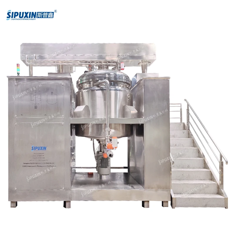 High grade cosmetic cream making machine vacuum homogenizer emulsify skin lotion mixer machine