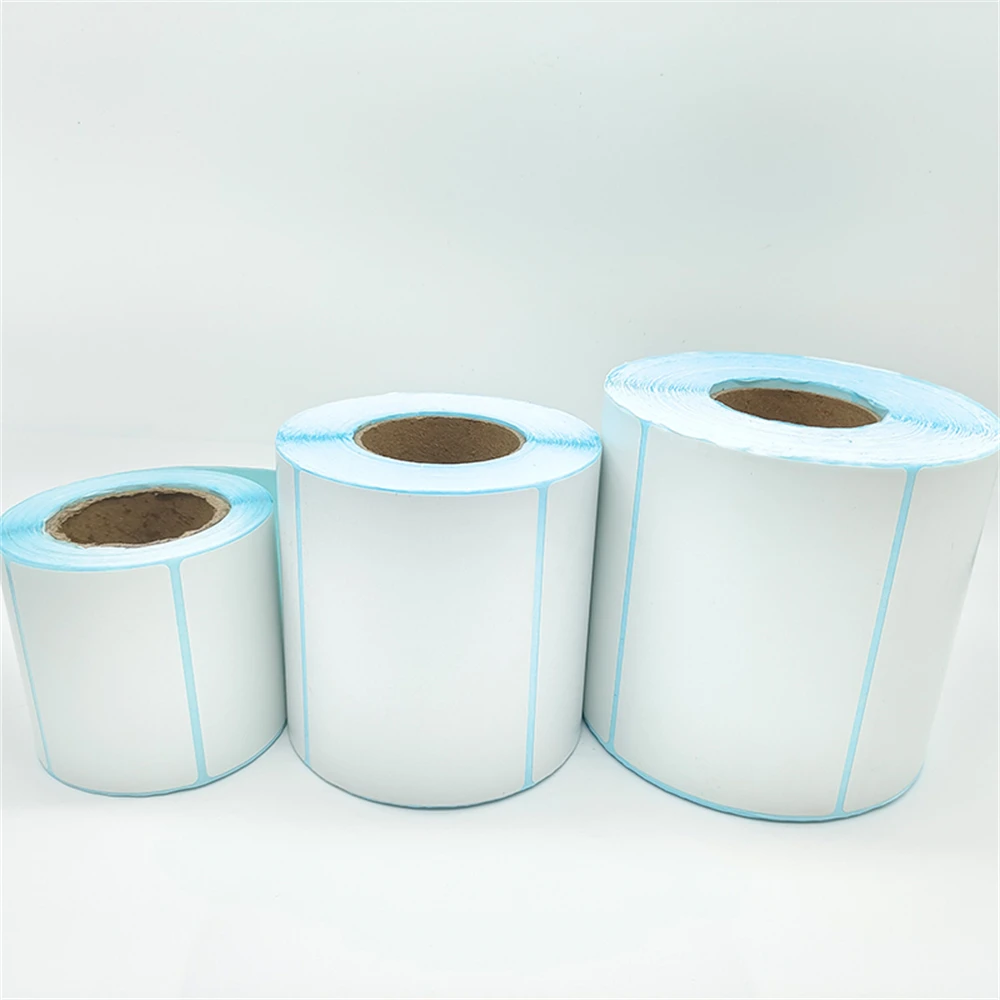 Custom Size Thermal Paper Label Three-Proof Water Proof Thermal Small Roll Label Paper For Printer