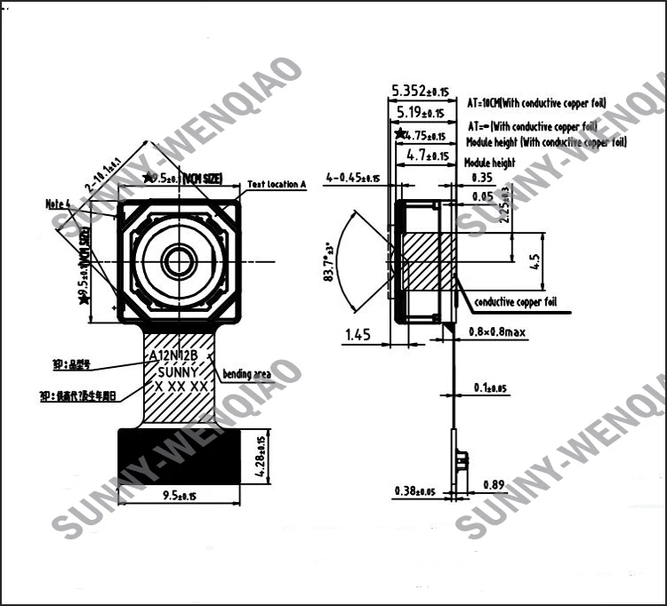 12mp 12mp Sony Imx363 Mipi Oem Pdaf Hd High Definition Wide Angle Mini High ...