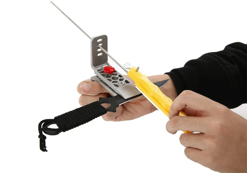  Lansky 4-Stone Deluxe Diamond System  Precision Knife  Sharpening Kit : Tools & Home Improvement