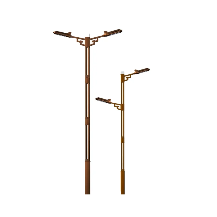 Уличный светильник высотой Bosiwei, трубчатые столбы, 11 м, уличное освещение, высокие мачтовые столбы для уличного освещения