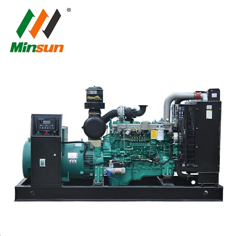 Minsun Open Type Power Generation 150kw Diesel Generator Set Price 150kw Electric Generator With YUCHAI Engine for Sale