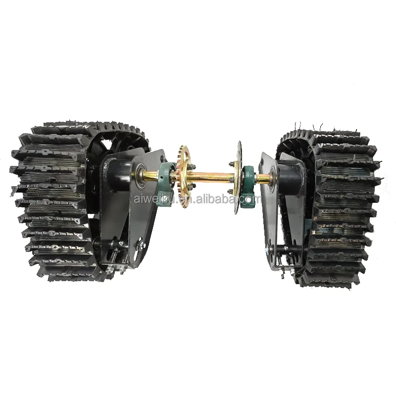 Газовый двигатель Go Kart Karting UTV Багги Quad заднее колесо ATV снег песок снегоход гусеницы в сборе с осью цепь Звездочка тормоз dis