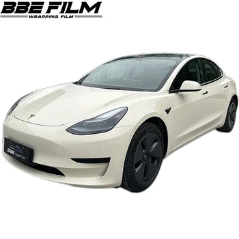 BBE New Fashion PET pepper white Car Color Change Changing Paint Protection Films Anti-Scratch Sticker Decal