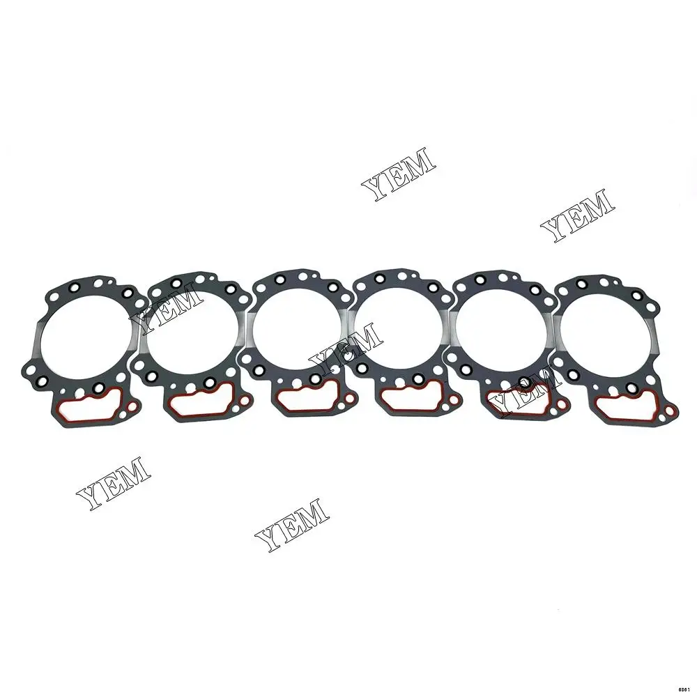 Cylinder Head Gasket Fit for Komatsu 6D125 Spare Parts Construction Machinery Parts