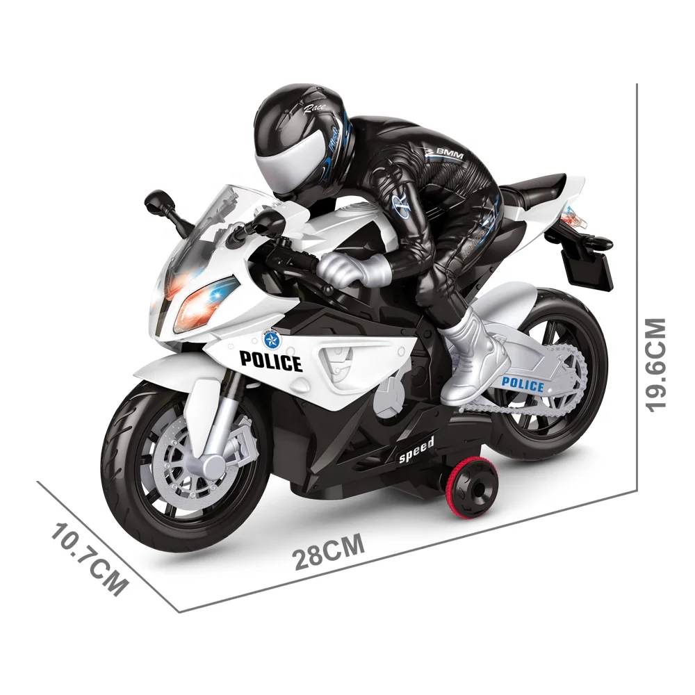 HW 27MHZ Radio Control Toys RC Car 360 Rotating Drift Stunt Motorbike Kids Remote Control Motorcycle