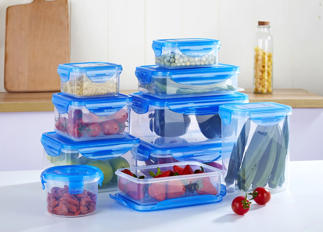 Rectangular container + lid PP 1500ml/50.7oz for To Go and